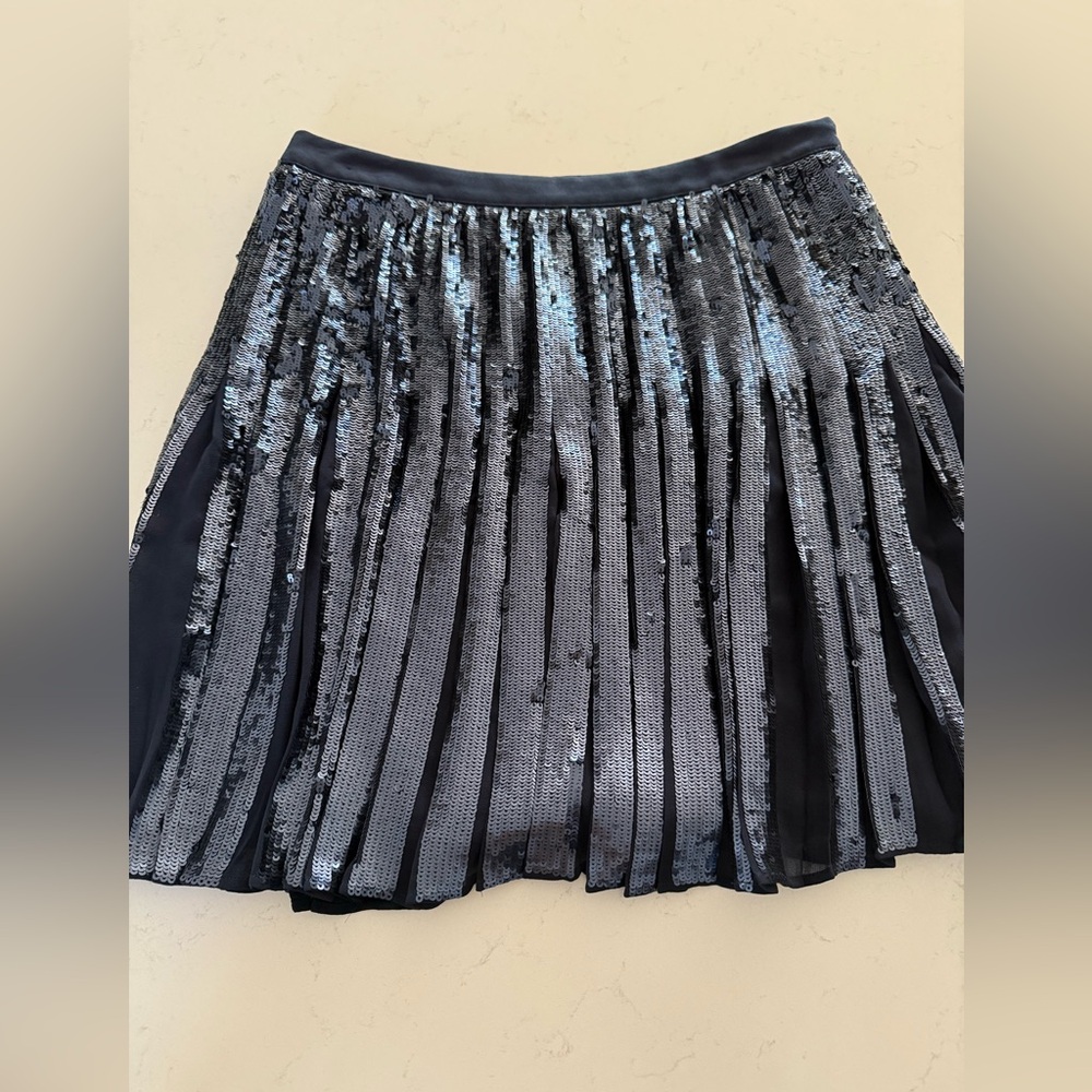 Banana Republic Midnight Blue mini Sequin Skirt